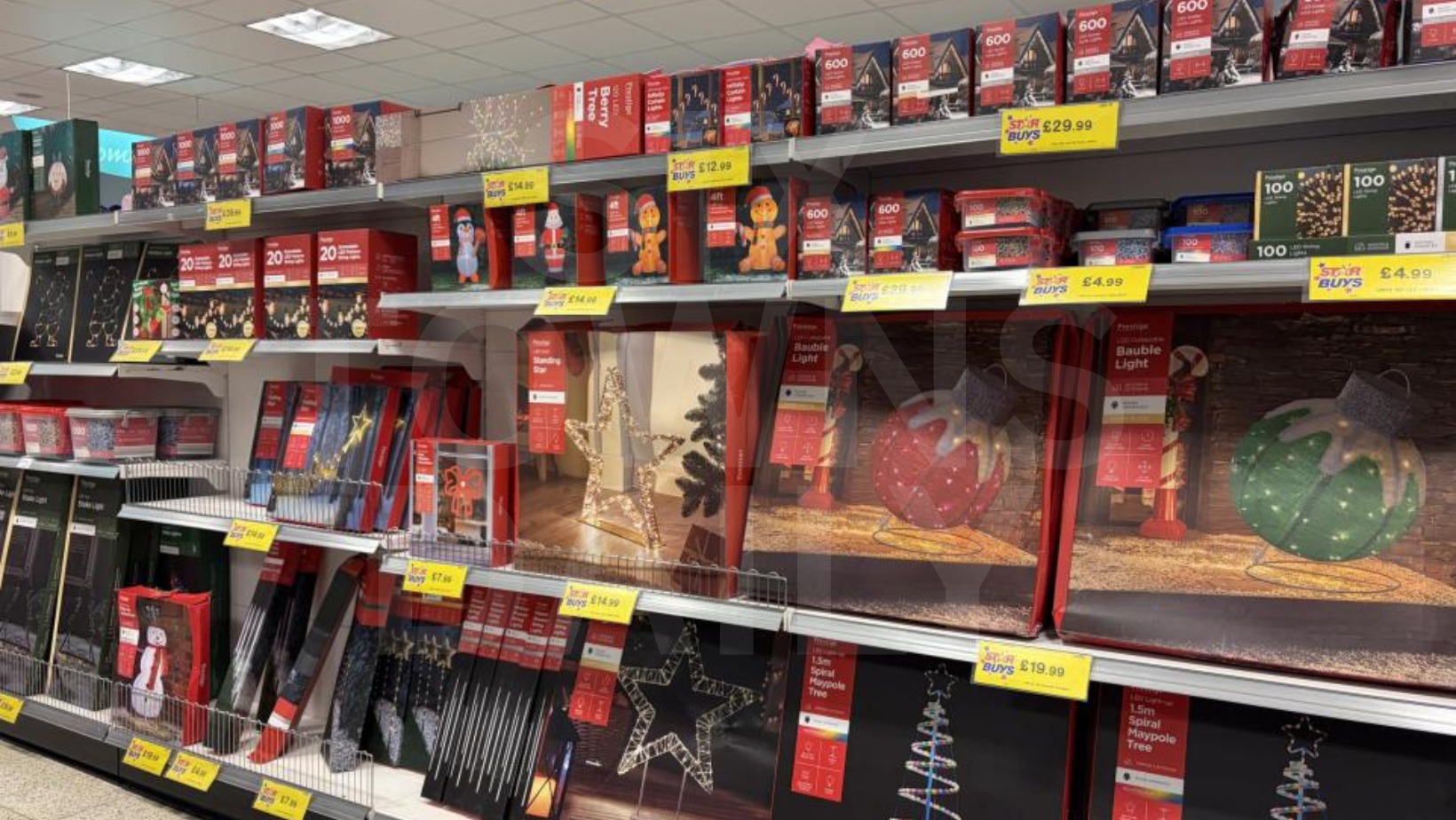 Christmas Stock In Shops Now