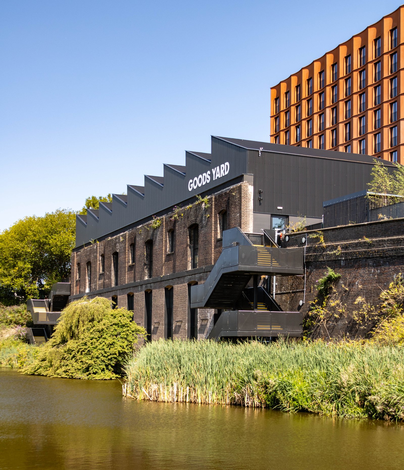 Part of the Goods Yard development beside the Trent and Mersey Canal in Stoke