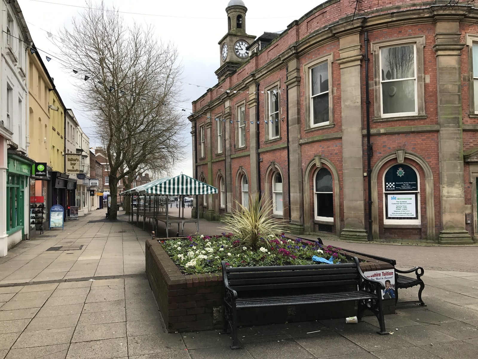 The Guildhall in Newcastle-under-Lyme town centre (file photo)