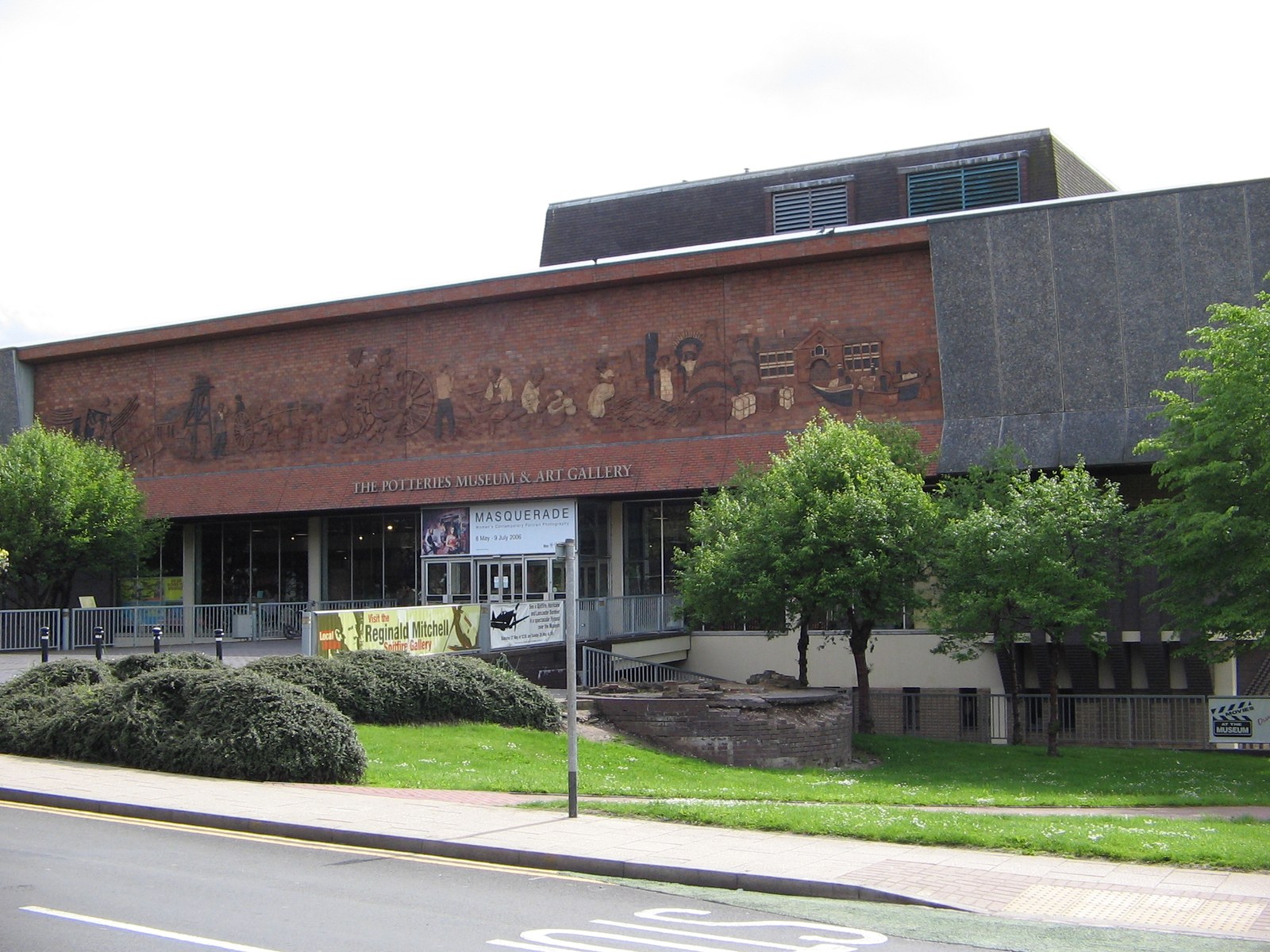 The Potteries Museum & Art Gallery in Hanley, pictured before the current redevelopment (file photo)