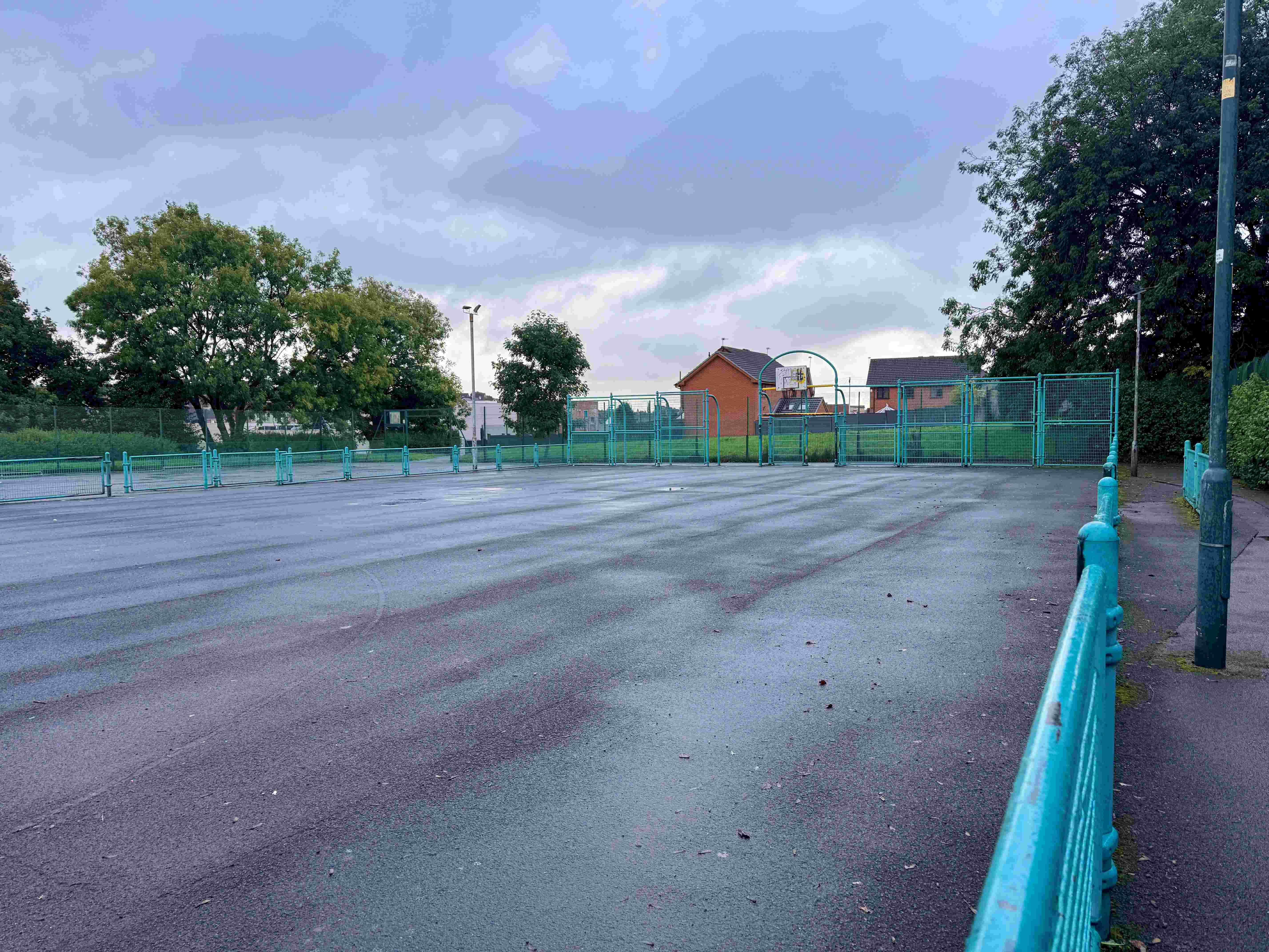 The multi-use games area at Chesterton Park is among the facilities set to be upgraded.